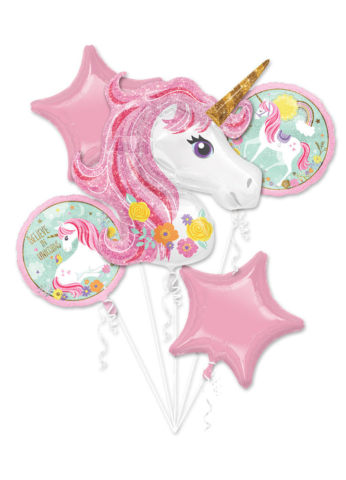Magical Unicorn Bouquet Foil Balloon