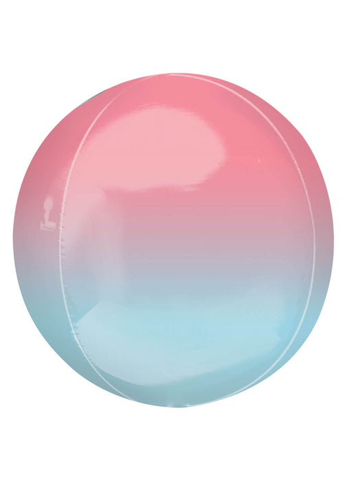 Red & Blue Ombre Orbz Balloon