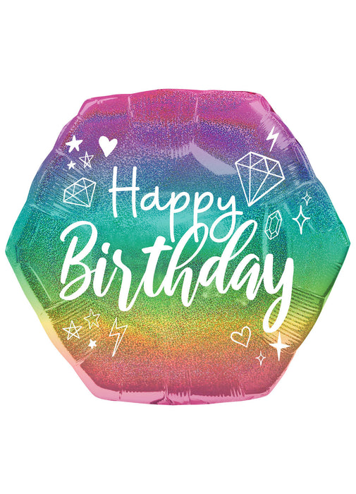 Sparkle Happy Birthday Balloon
