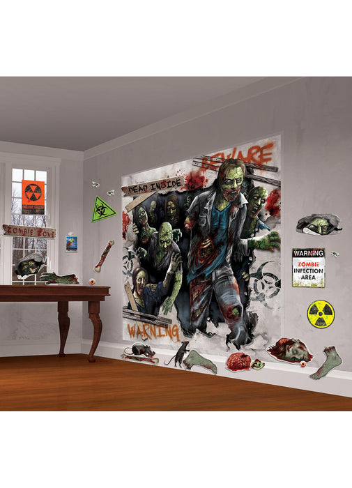 Zombie Wall Decorating Kit