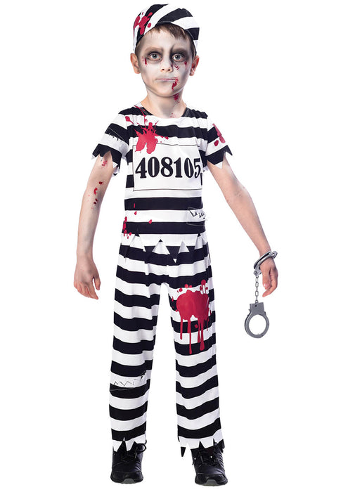 Zombie Convict Boy Costume Child