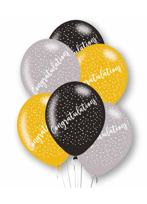 Congratulations Latex Balloons 10pk