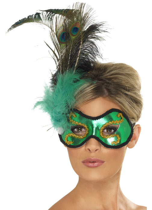 Emerald Peacock Eyemask