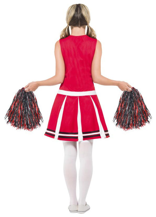 Red Cheerleader Costume Adult