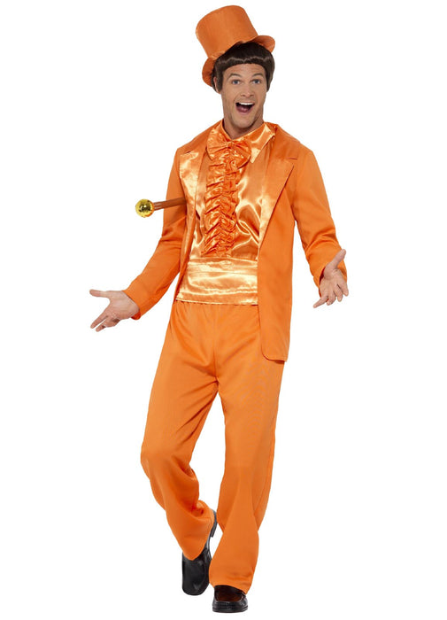 90's Stupid Orange Tuxedo Costume Adult