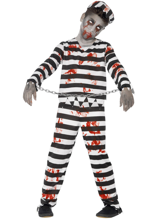 Zombie Convict Costume Child