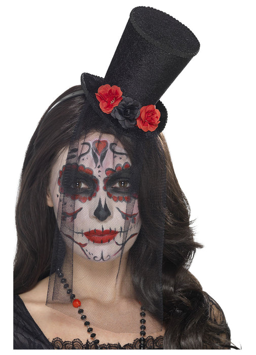Day Of The Dead Mini Top Hat