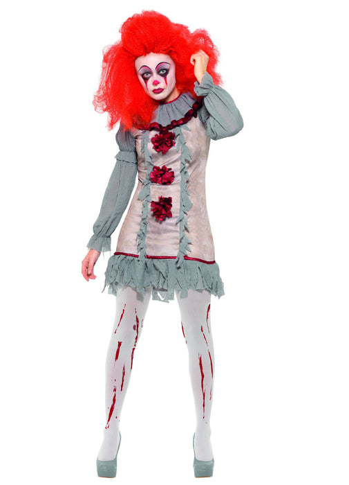 Vintage Clown Lady Costume Adult