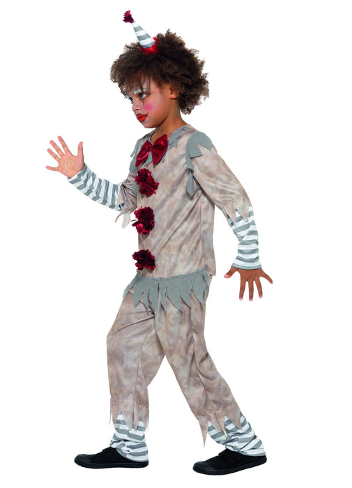 Vintage Clown Boy Costume Child