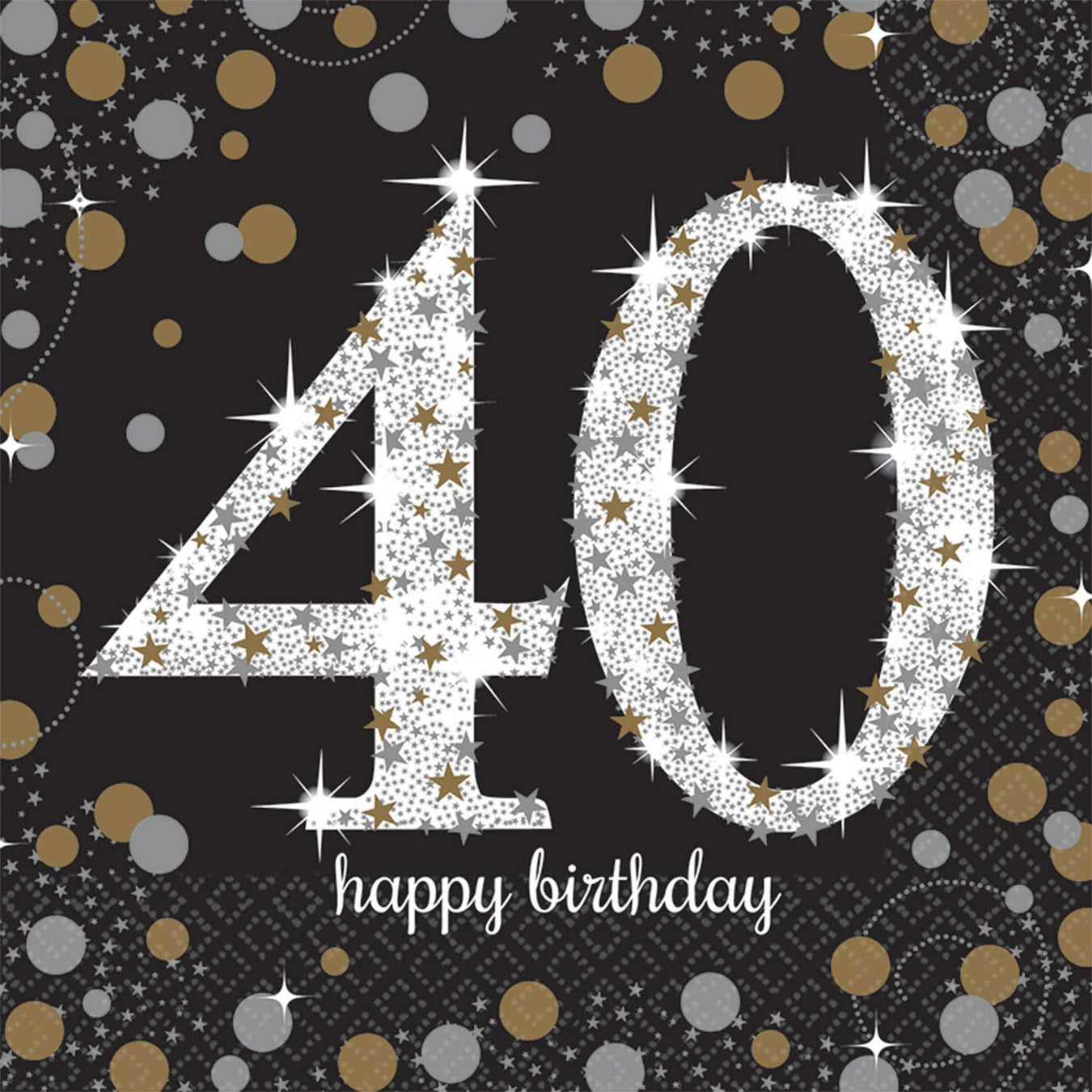 Gold Celebration 40th Birthday