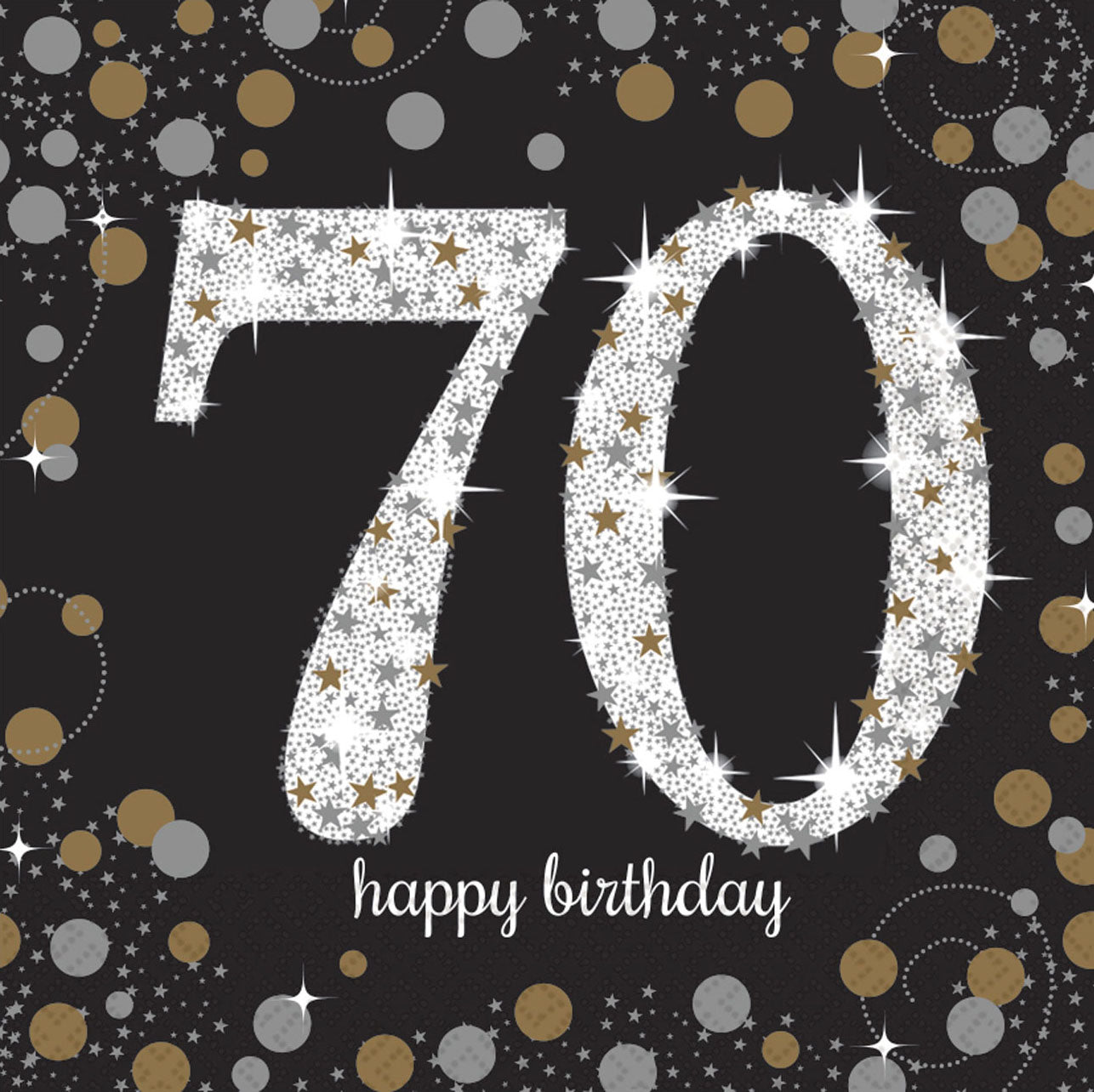 Gold Celebration 70th Birthday