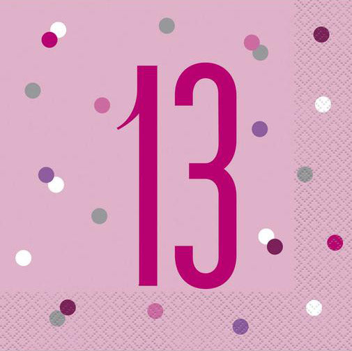 Pink Glitz 13th Birthday