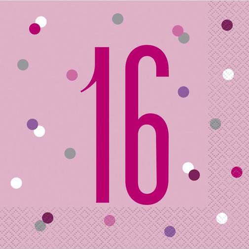 Pink Glitz 16th Birthday