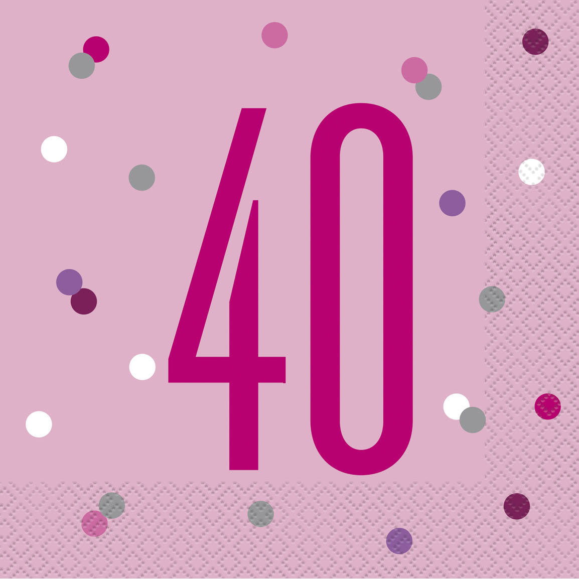 Pink Glitz 40th Birthday