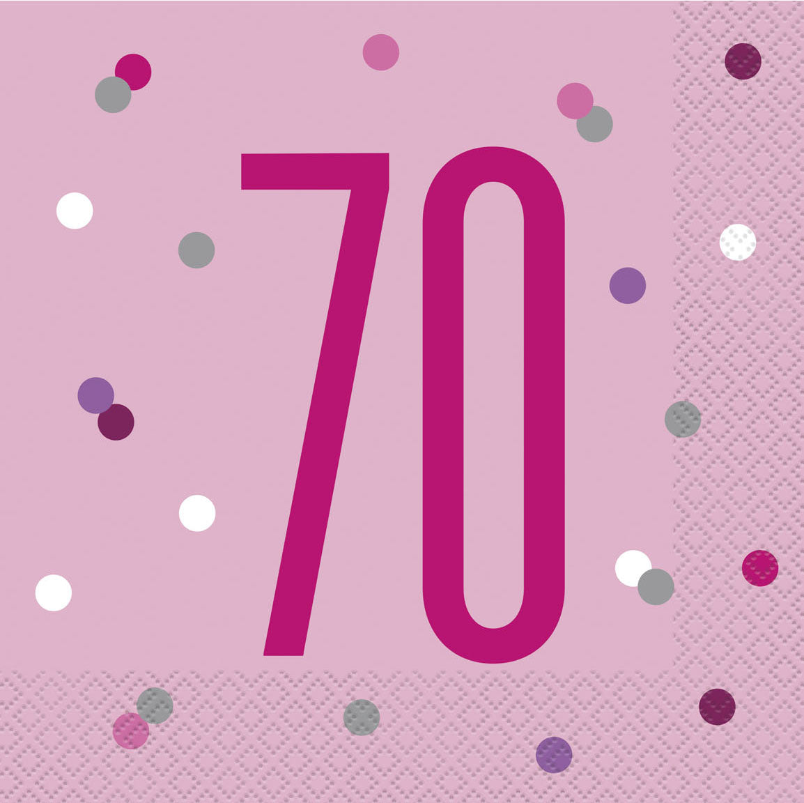 Pink Glitz 70th Birthday