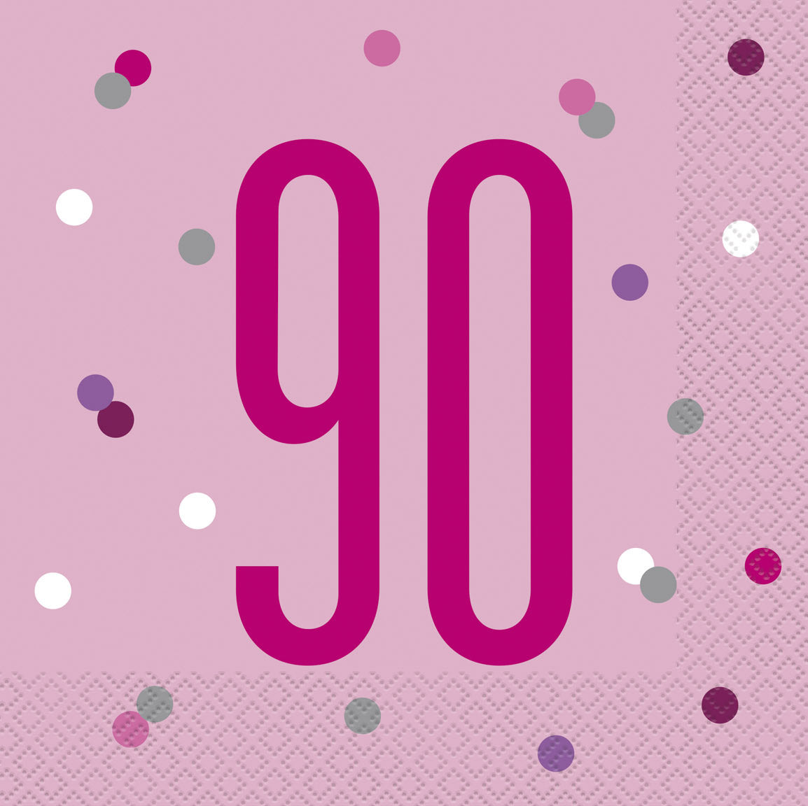 Pink Glitz 90th Birthday