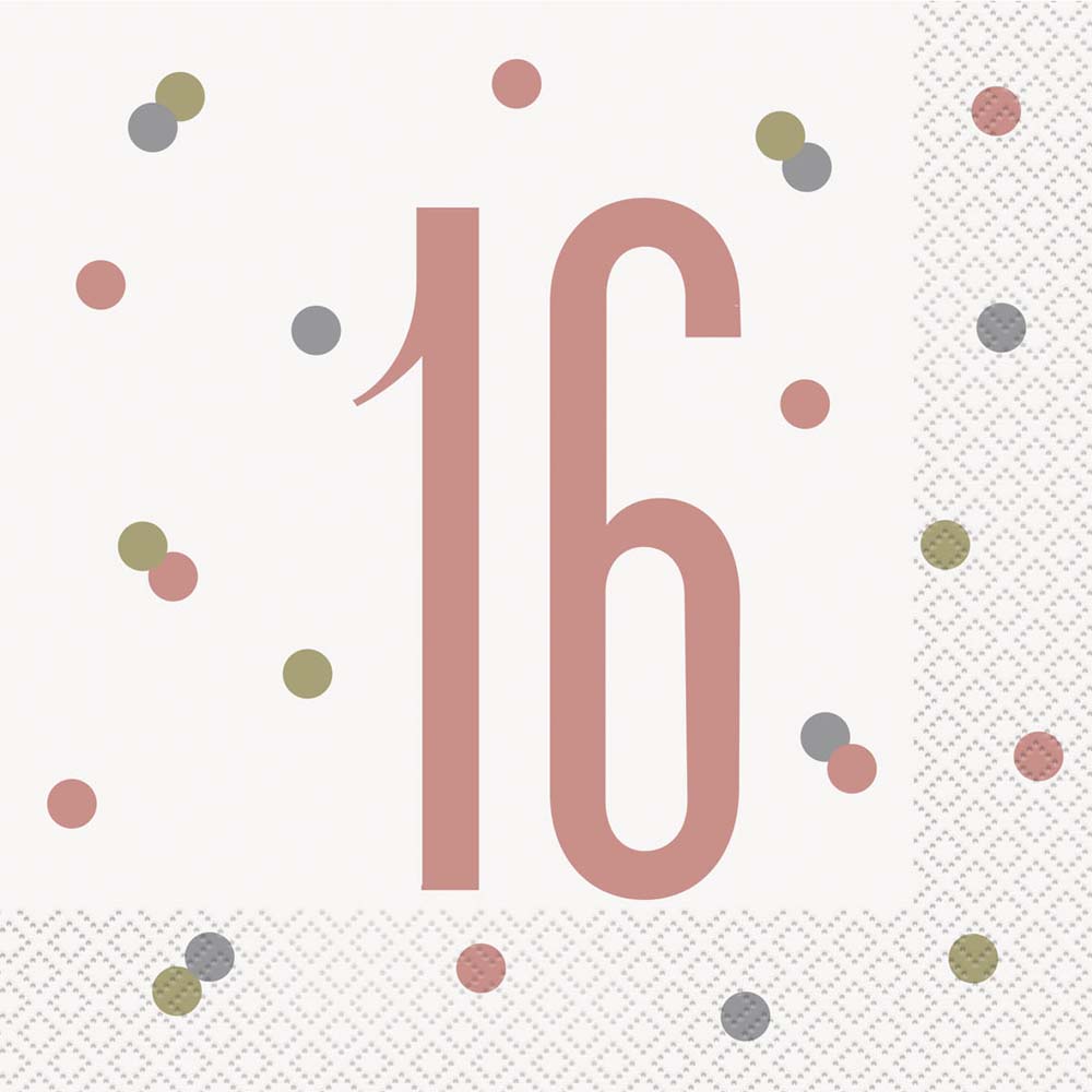 Rose Gold 16th Birthday