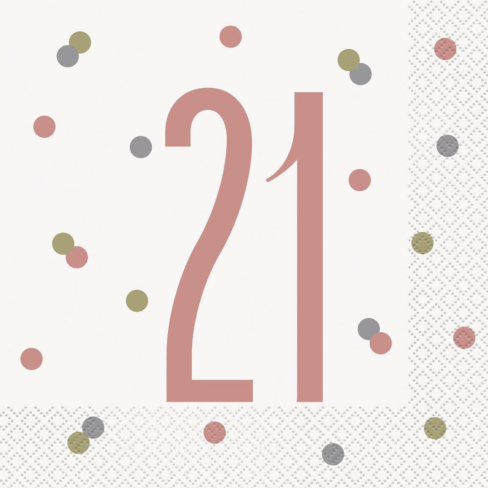 Rose Gold 21st Birthday