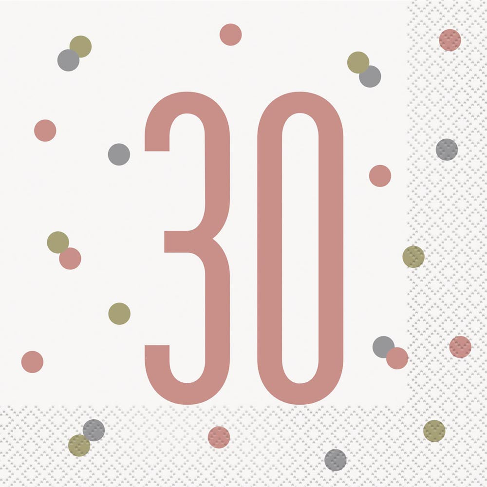 Rose Gold 30th Birthday