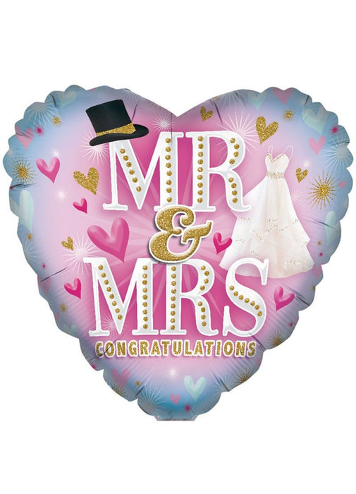 Mr & Mrs Foil Balloon