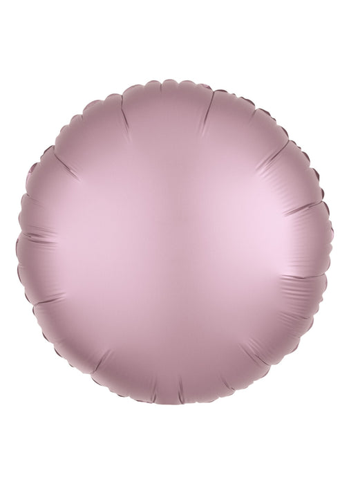 Metallic Pastel Pink Round Foil Balloon