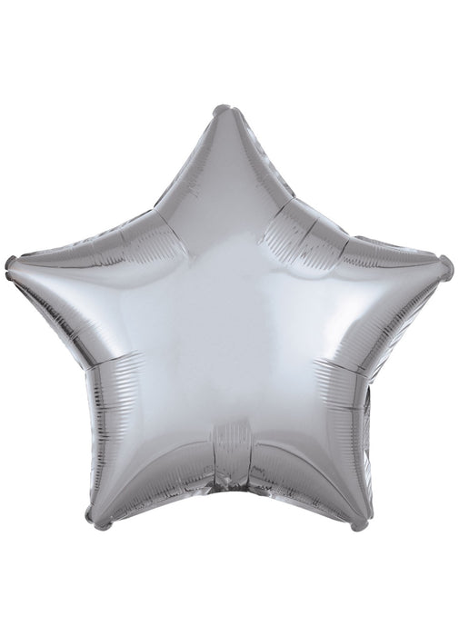 Metallic Silver Star Foil Balloon