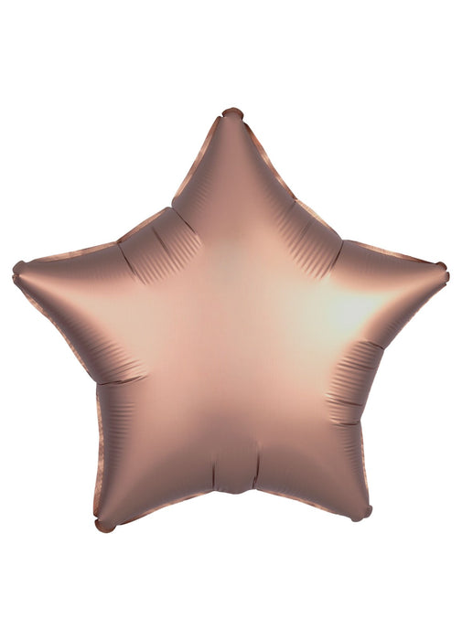 Metallic Rose Gold Star Foil Balloon