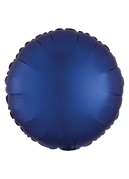 Silk Lustre Navy Blue Round Balloon