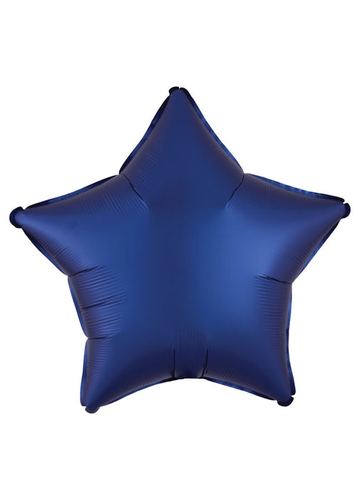 Silk Lustre Navy Blue Star Balloon
