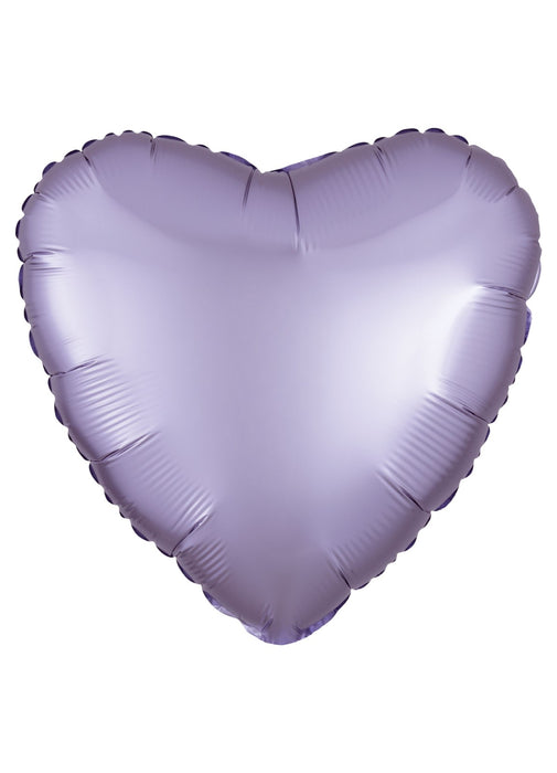 Silk Lustre Pastel Lilac Heart Balloon