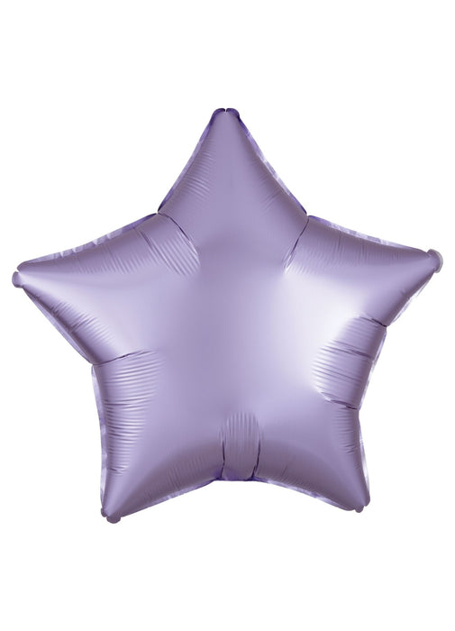 Silk Lustre Pastel Lilac Star Balloon