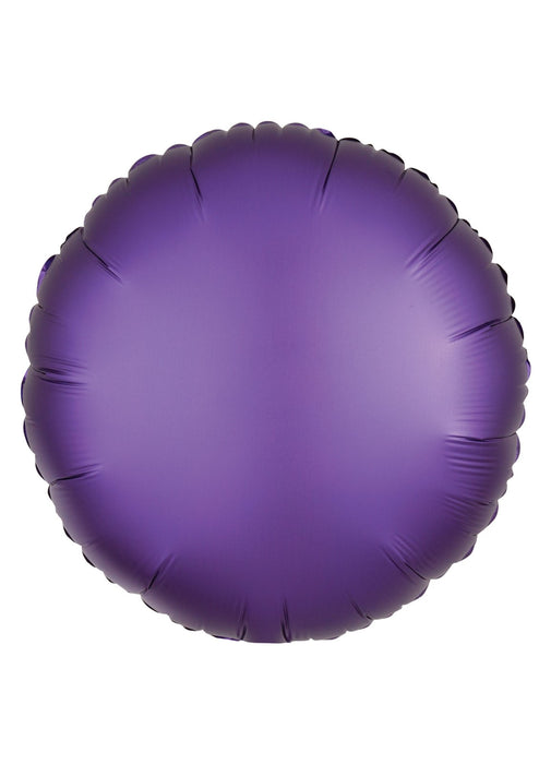 Silk Lustre Purple Round Balloon