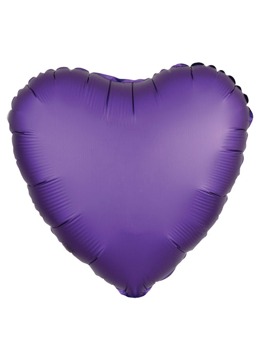 Silk Lustre Purple Heart Balloon