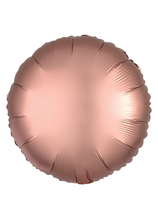 Silk Lustre Rose Copper Round Balloon