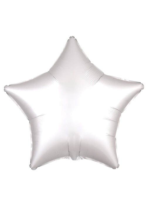 Silk Lustre White Star Balloon