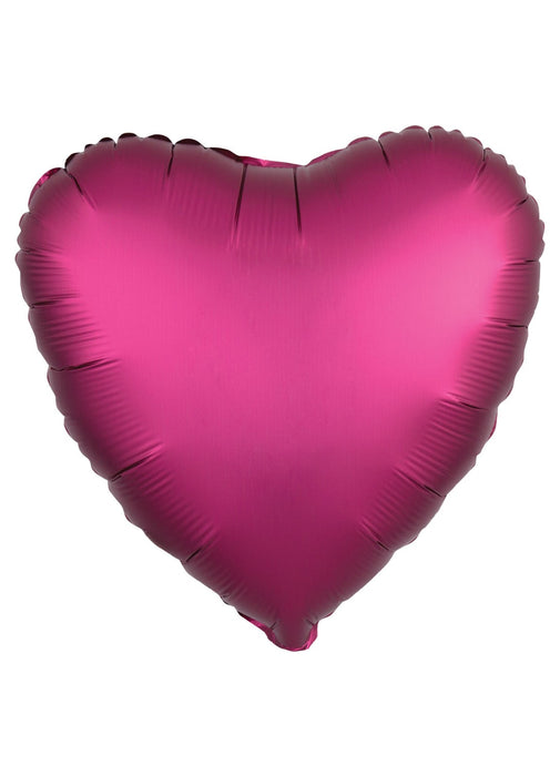Silk Lustre Pomegranate Heart Balloon