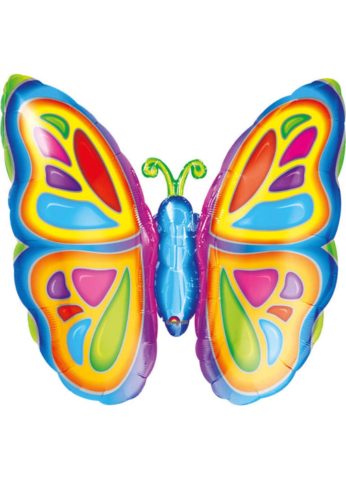 Bright Butterfly Large Foil Balloon