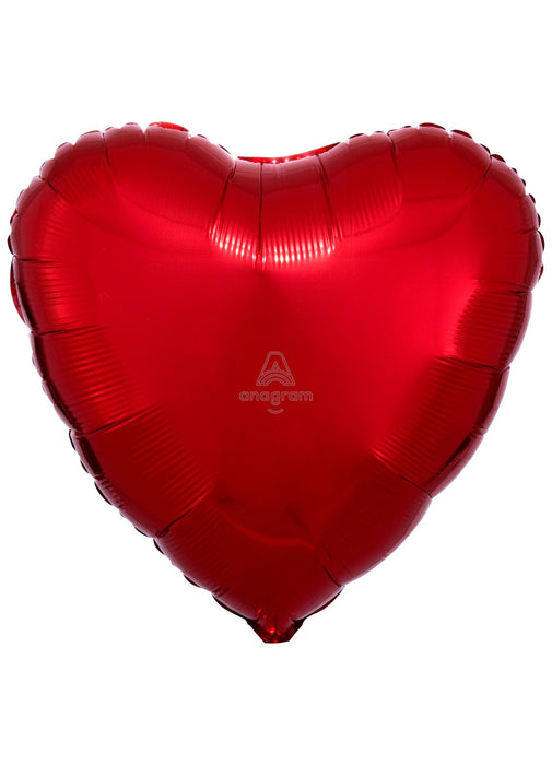 Red Heart Foil Balloon