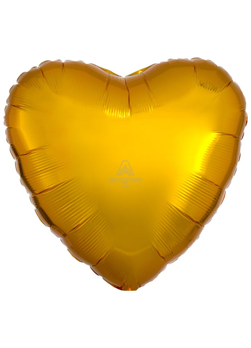 Metallic Gold Heart Foil Balloon