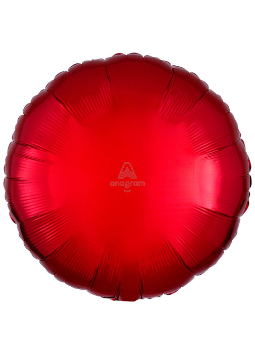 Red Circle Foil Balloon