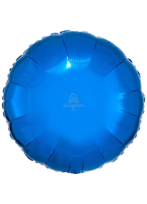 Blue Circle Foil Balloon
