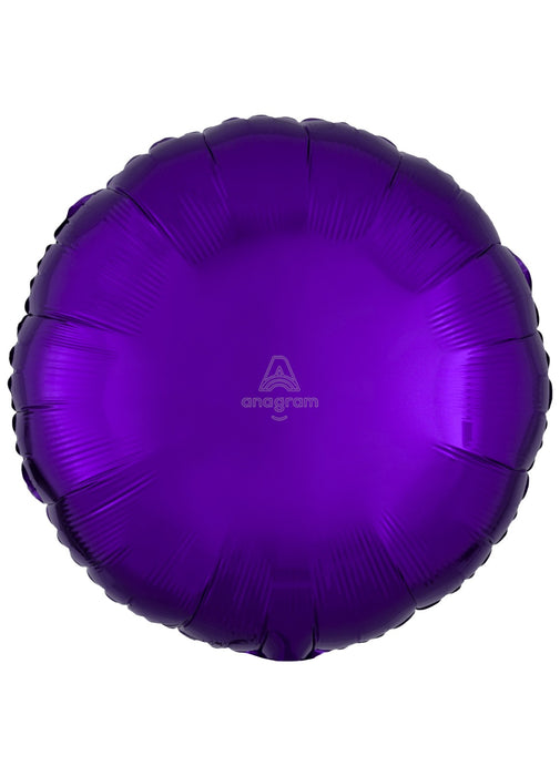 Purple Circle Foil Balloon