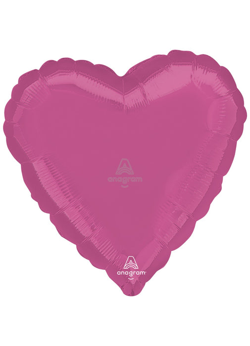 Bubble Gum Pink Heart Foil Balloon