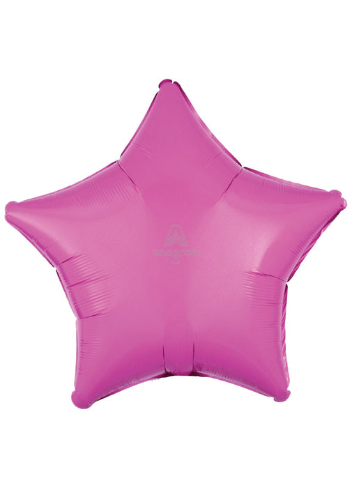 Bubble Gum Pink Star Foil Balloon