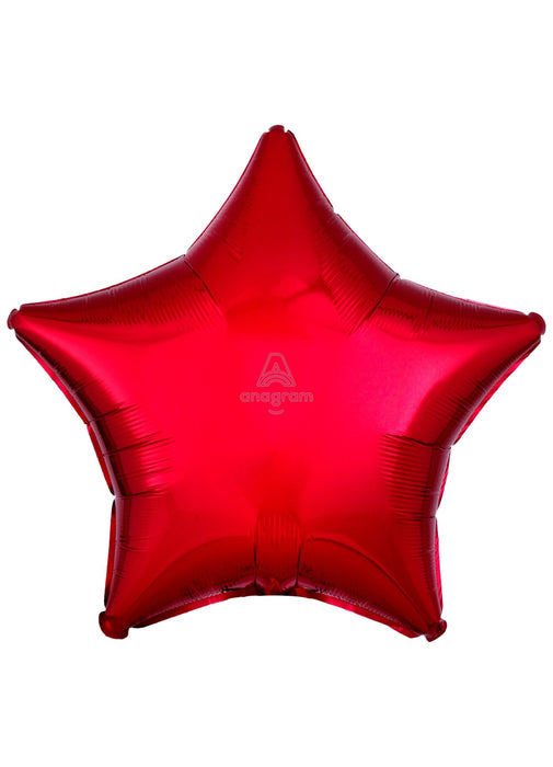 Red Star Foil Balloon