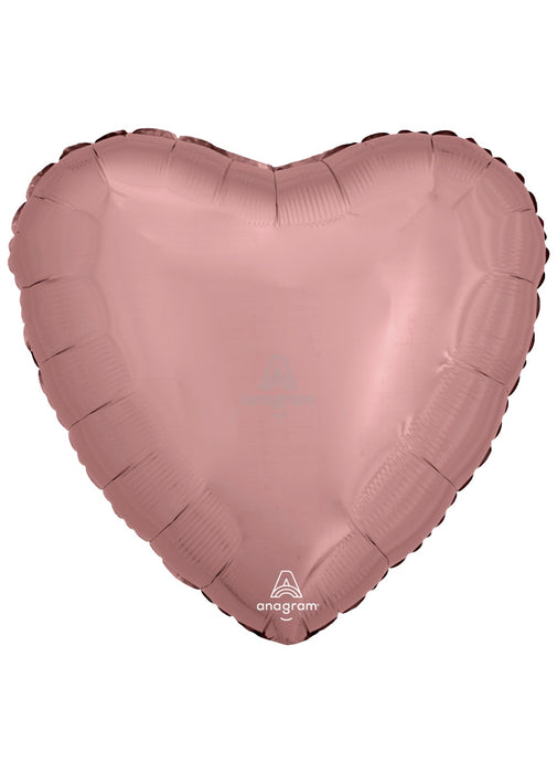 Metallic Rose Gold Heart Foil Balloon