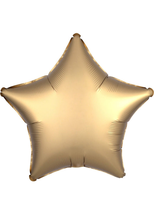 Satin Gold Star Balloon