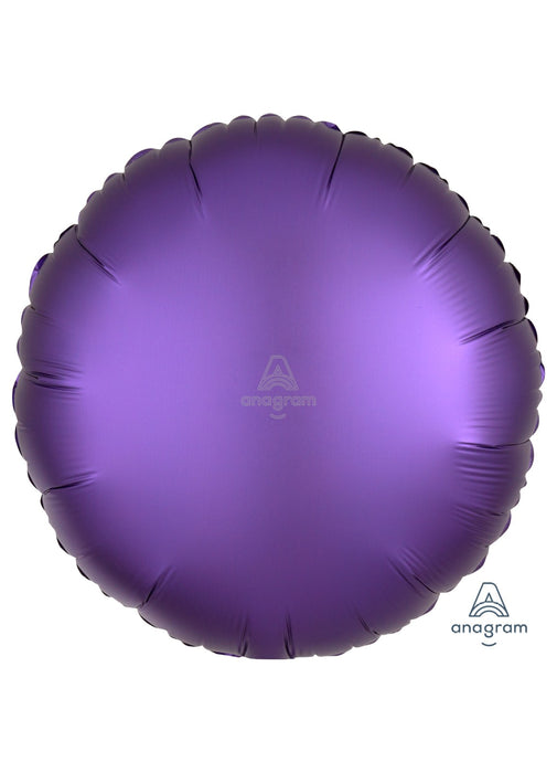 Satin Purple Round Balloon