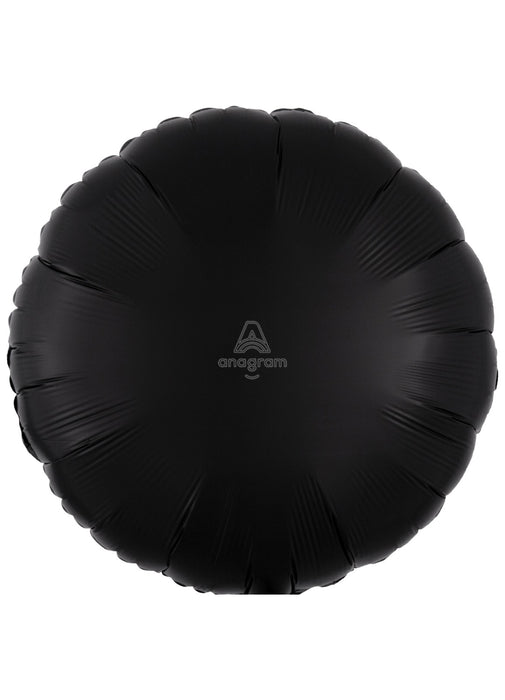 Satin Black Round Balloon