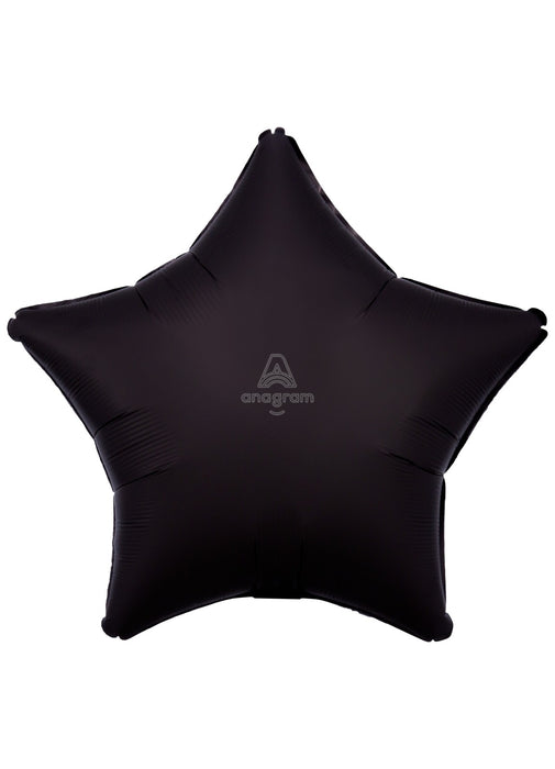 Satin Black Onyx Star Balloon